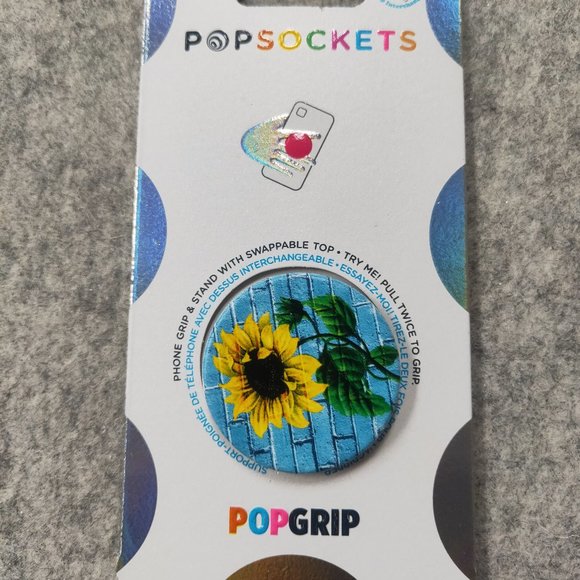 Sunflower Boulevard Popsockets Single Grip & Stand Universal Phones and Tablet H - Picture 1 of 4